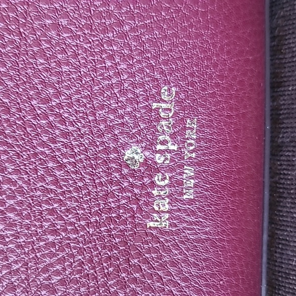 Kate Spade Plum Leather Crossbody Bag - Picture 3 of 11